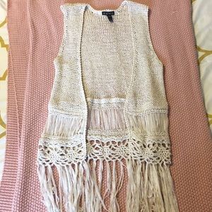 Crochet Vest with Fringe